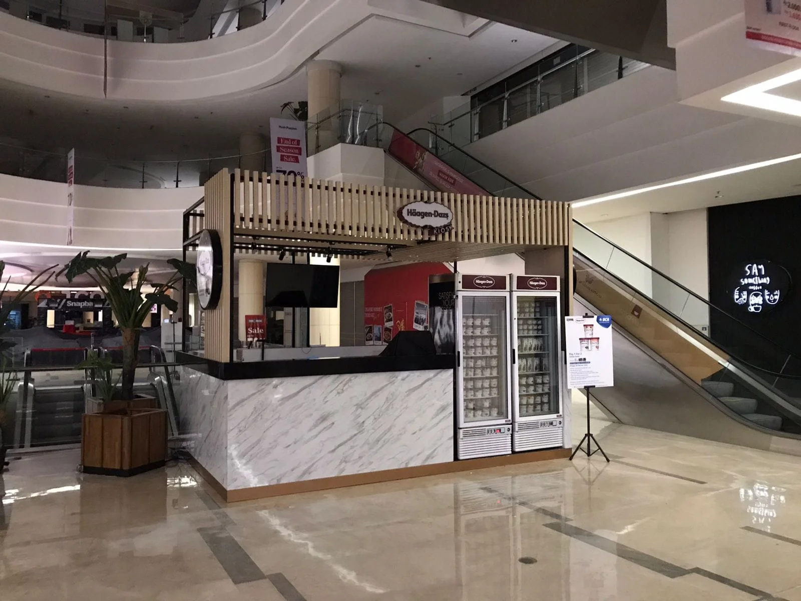 Haagen-Dazs Mall Alam Sutera Kiosk